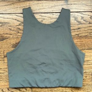 Girlfriend Collective - Dylan tank bra in Rosemary green!